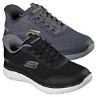 Skechers Mens Summits Leyter Slip-Ins Air-Cooled Memory Foam Trainers