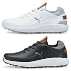 Puma Golf Mens IGNITE ARTICULATE Leather Soft Spiked Waterproof Golf Shoes