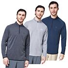 Oakley Mens Range Pullover 2.0 1/4 Zip Melange Golf Sweater