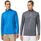 Oakley Mens Oakley Gravity Range QTR Heathered Soft Touch Golf Sweater