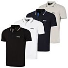 Hugo Boss Mens Paddy Pro BOSS Contrast Stripe Golf Polo Shirt