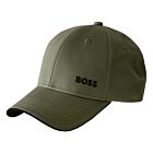 Hugo Boss Mens Bold RESPONSIBLE Logo Classic Cotton Twill Baseball Cap