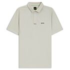 Hugo Boss Mens Paddy Active Stretch Pique Wicking Stripe Golf Polo Shirt