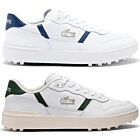 Lacoste Mens 2026 T-Clip Water Resistant Performance Leather Golf Shoes