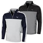Puma Golf Mens Momentum Woven Quarter Zip Water Repellent Sweater