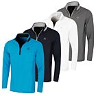 Puma Golf Mens Lightweight 1/4 Zip Moisture Wicking UV Resistant Sweater