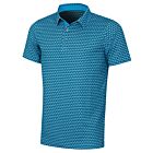 Puma Golf Mens Mattr Palm Deco Lightweight Breathable Golf Polo Shirt