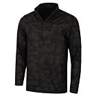Puma Golf Mens Cloudspun Camo Moisture Wicking Quarter Zip Golf Sweater