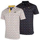 Puma Golf Mens Mattr Paradise Moisture Wicking Stretch Golf Polo Shirt