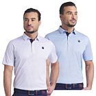 Puma Golf Mens Pure 2.0 Circle Cat 4 Way Stretch Wicking Golf Polo Shirt