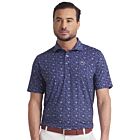 Puma Golf Mens MATTR Port Left Chest Logo Stretch Wicking Golf Polo Shirt