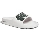 Lacoste Mens Croco 2.0 0721 2 CMA Flip Flops - White/Dark Green - UK 9