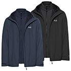 Jack Wolfskin Mens Outrovert 3in1 Waterproof Breathable Windproof Jacket