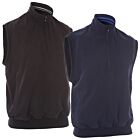 Proquip Golf Mens Aquasoft Vest Half Zip Water Repellent Pullover Wind Top