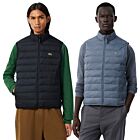 Lacoste Mens Water Repellent Windproof Rip-Stop Down Padded Golf Vest