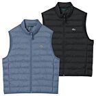 Lacoste Mens Water Repellent Windproof Rip-Stop Down Padded Golf Vest