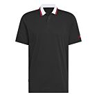 adidas Golf Mens Beyond The Course Twist Knit Breathble Polo Shirt