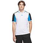 adidas Golf Mens Beyond The Course Twist Knit Breathable Polo Shirt