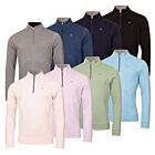Calvin Klein Mens 2026 Rocky Half Zip Supersoft Stretch Golf Sweater