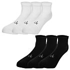 Calvin Klein Mens 2026 Golf 1/4 (3 Pairs) Coolmax Ventilated Socks