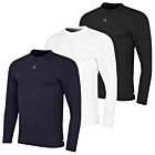 Calvin Klein Mens High Crew Neck Long Sleeve Golf Baselayer