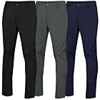 Calvin Klein Mens 2026 Tech Slim Fit Lightweight Golf Trousers