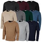 Calvin Klein Mens 2026 Knit Campus Crew Neck Cotton CK Golf Sweater