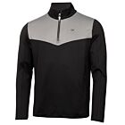 Calvin Klein Mens Traverse Half Zip Midlayer Stretch Golf Sweater