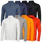 Calvin Klein Mens Newport Half Zip Thermal Breathable Lightweight Sweater