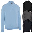 Callaway Mens 1/4 Zip Blended Merino Thermal Opti-Dri Golf Sweater