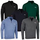 Callaway Mens 1/4 Zip Blended Merino Thermal Opti-Dri Golf Sweater