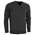 Callaway Mens Golf Ribbed V-Neck Merino Wool Branded Sweater