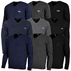 Callaway Golf Mens 2026 Ace Long Sleeve V-Neck 12 Gauge Embroidered Sweater