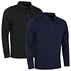 Callaway Mens Soft Touch Long Sleeve Stretch Opti-Dri Golf Knit Polo Shirt