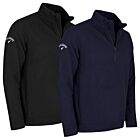 Callaway Golf Mens Long Sleeve Waffle 1/4 Zip Thermal SwingTech Sweater