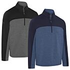 Callaway Mens Lux Touch Lightweight Stretch Aquapel Pullover Golf Sweater