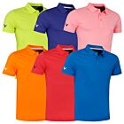 Callaway Golf Mens Solid Ribbed Wicking Stretch Golf Polo Shirt