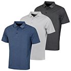 Callaway Golf Mens Classic Jacquard Stretch Moisture Wicking Polo Shirt
