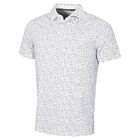Callaway Golf Mens All Over Moisture Wicking Confetti Print Polo Shirt