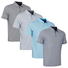 Callaway Golf Mens Tee Allover Print Recycled Easy Care Polo Shirt