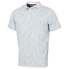 Callaway Golf Mens Warped Gingham Print Wicking Stretch Golf Polo Shirt