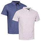 Callaway Mens Golf Club Print Opti-Dri Swing Tech Stretch Golf Polo Shirt