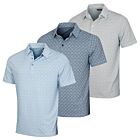 Callaway Mens Golf Foulard Printed Opti-Dri Stretch Golf Polo Shirt