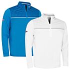 Callaway Mens Odyssey Printed Block Pullover 1/4 Zip Stretch Golf Sweater