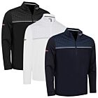 Callaway Mens Odyssey Printed Block Pullover 1/4 Zip Stretch Golf Sweater