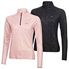 Calvin Klein Womens Bolina 1/4 Zip Moisture Wicking Midlayer Sweater