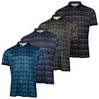 Calvin Klein Mens Signature Moisture Wicking Recycled Golf Polo Shirt