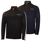 Calvin Klein Mens Foxe Close Hybrid Half Zip Thermal Golf Sweater