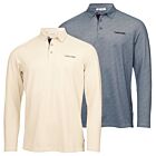 Calvin Klein Mens Medina Stretch Fabric Recycled Long Sleeve Polo Shirt