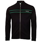 Calvin Klein Mens Baxter Lined Full Zip Chunky Knit Thermal Golf Sweater